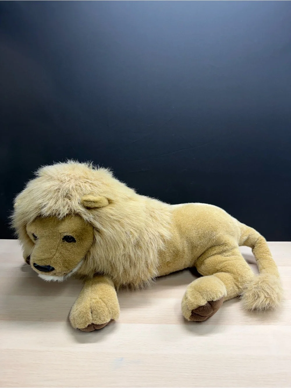 Vintage Douglas Cuddle Plush Lion RARE Animal jumbo Giant 46” Paw-Tail Tip HUGE